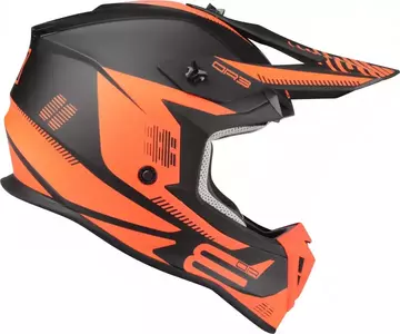 Lazer OR3 PP3 capacete para motas de enduro preto vermelhoFluo mate L-2