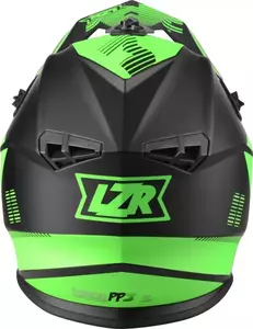 Lazer OR3 PP3 casque moto enduro noir vert fluo mat L-4