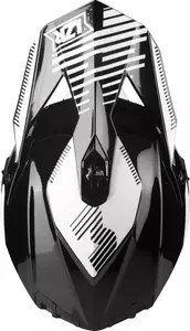 Capacete de motociclismo de enduro Lazer OR3 PP3 preto branco XS-3
