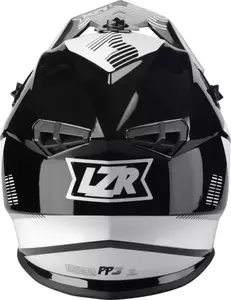Lazer OR3 PP3 enduro motociklininko šalmas juodas baltas XS-4