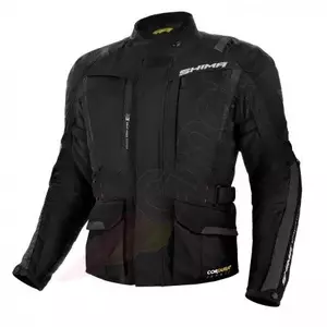 Shima Hero crna XXL tekstilna motoristička jakna-1