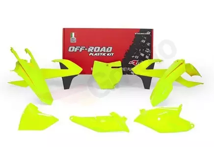Racetech KTM SX 85 plastični set 18-19 žuti neon s pločom i poklopcem filtera - KTM-GF0-185
