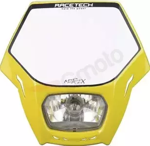 Lampa przednia Racetech Matrix żółty - MASKGI00007