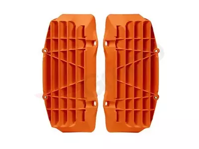 "Racetech" oranžiniai radiatoriaus grotelių dangteliai - GRKTMAR0017