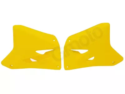 Osłony chłodnicy Racetech Suzuki RM 125 250 01-11 żółty - SU03987102RT