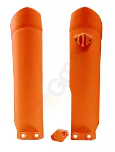 Capas de telescópio cor de laranja Racetech - PSKTMAR0985