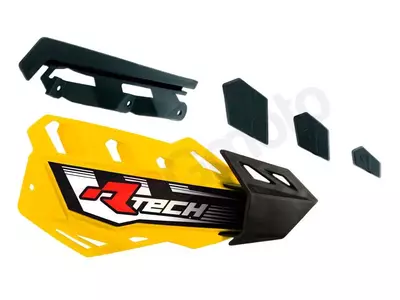 Racetech Flx Alu žlutá náhradní řídítka - REPPMFLGI00