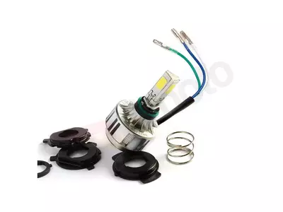 "Racetech" R3000 LED lemputė su adapteriais H1 H2 H3 H4 H7 ir KTM bei "Sherco" žibintams - LEDRTECH016