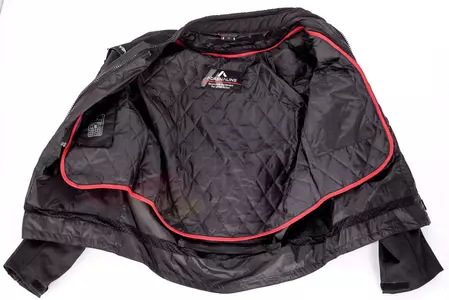 Tekstilna motociklistička jakna Adrenaline Pyramid 2.0 PPE, crna 6XL-9