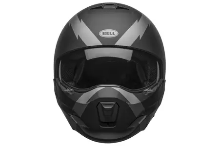 Bell Broozer arc matt fekete/szürke L moduláris motorkerékpár sisak-3