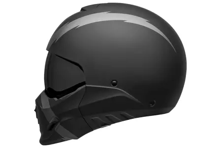 "Bell Broozer arc" matinis juodas/pilkas M modulinis motociklininko šalmas-4