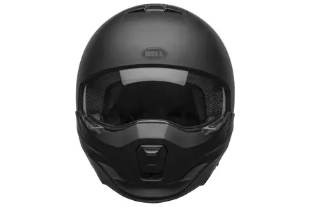 Cască de motocicletă Bell Broozer solidă neagră mată S modulară pentru motociclete-3