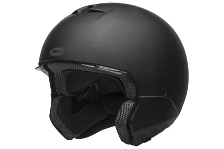 Bell Broozer solid matte black S modular motorbike helmet-5
