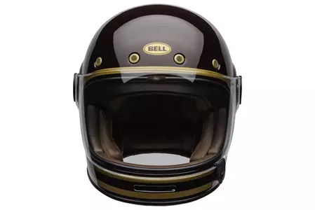 Motociklistička kaciga koja pokriva cijelo lice Bell Bullitt carbon transend candy crvena/zlatna M-3