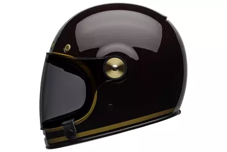 Motociklistička kaciga koja pokriva cijelo lice Bell Bullitt carbon transend candy crvena/zlatna M-4