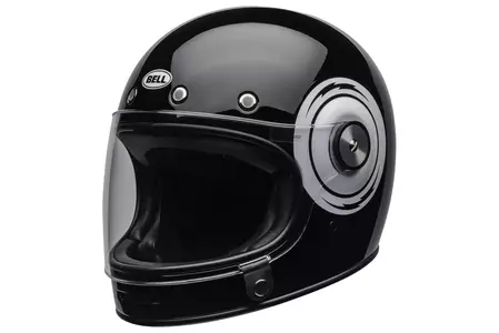 Bell Bullitt dlx bolt negru/alb cască de motocicletă integrală Bell Bullitt dlx bolt M-1