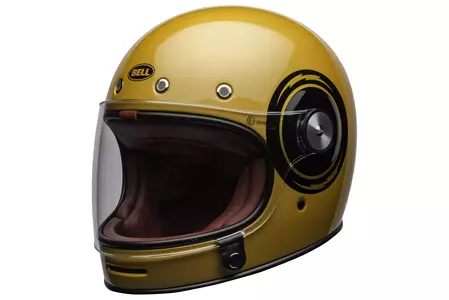 Bell Bullitt dlx bolt galben/negru L cască de motocicletă integrală Bell Bullitt dlx bolt galben/negru L-1