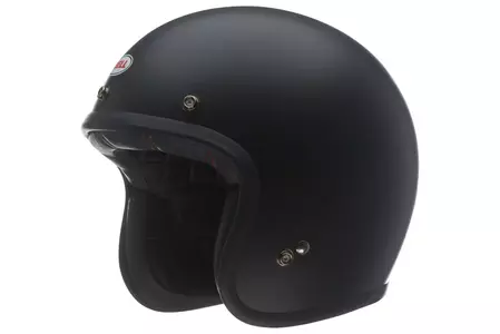 Bell Custom 500 dlx casque moto ouvert noir massif mat L
