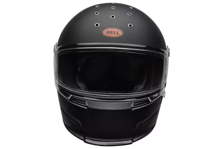 Cască de motocicletă Bell Eliminator vanish negru mat/roșu M-3
