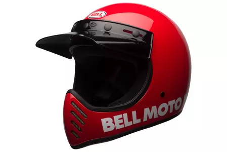 Kask motocyklowy enduro Bell Moto-3 classic red L-1