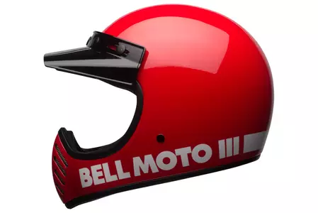 Kask motocyklowy enduro Bell Moto-3 classic red L-4