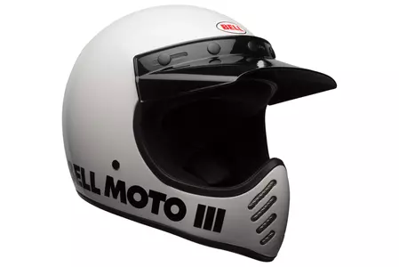 Kask motocyklowy enduro Bell Moto-3 classic white M-2