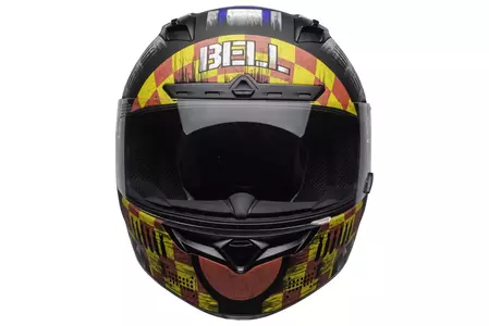 "Bell Qualifier DLX" integruotas motociklininko šalmas "Mips Devil May Care" pilkas L-3