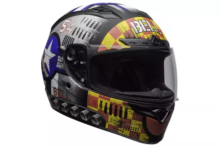 Motociklistička kaciga koja pokriva cijelo lice Bell Qualifier DLX Mips Devil May care siva M-2