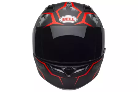 Bell Qualifier integreret motorcykelhjelm stealth camo mat sort/rød S-3