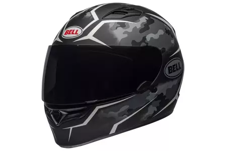 Bell Qualifier integrálna motocyklová prilba stealth camo matná čierna/biela M - QLFR-STE-14-M