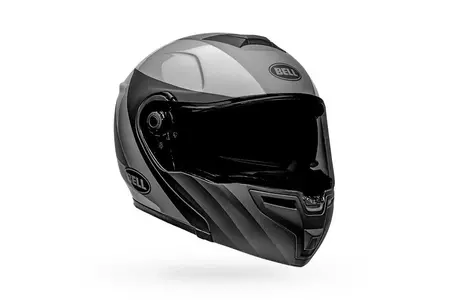 Kask motocyklowy szczękowy Bell SRT Modular presence matte/gloss black/grey M-2