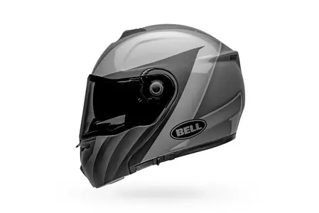 Kask motocyklowy szczękowy Bell SRT Modular presence matte/gloss black/grey M-4