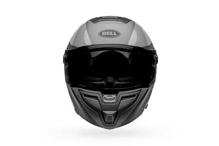 Casco Bell SRT Modular presence negro mate/brillante/gris XL para mandíbula de moto-3
