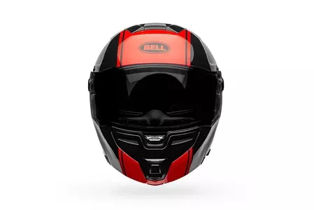 Kask motocyklowy szczękowy Bell SRT Modular ribbon black/red L-3