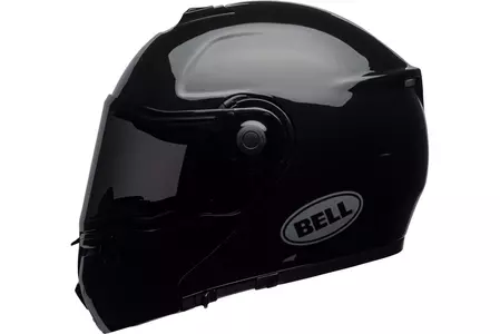 Bell SRT Modular στερεό μαύρο L κράνος σαγόνι μοτοσικλέτας-4
