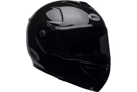 Bell SRT Modular negru solid negru M cască de motocicletă cu mandibulă pentru motociclete-2