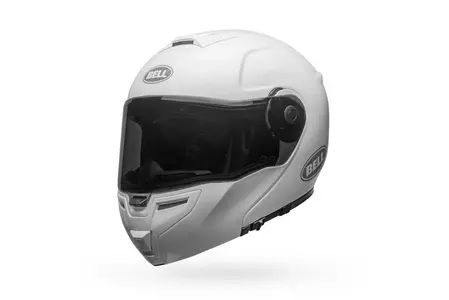 Cască de motocicletă Bell SRT Modular solid white L jaw pentru motociclete - SRTMOD-SOL-90-L