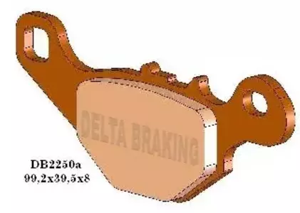 Delta Braking DB2250MX-D KH230, KH396 plaquettes de frein - DB2250MX-D