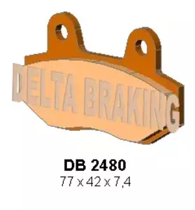 Pastiglie per freni Delta Braking DB2480MX-D KH86 - DB2480MX-D