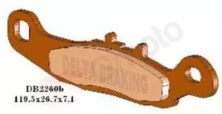 "Delta Braking" DB2260MX-D KH258, KH349 stabdžių trinkelės-2