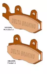 Delta Braking DB2200MX-D KH135 / KH214 Pastillas de freno delanteras - DB2200MX-D