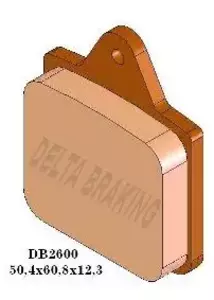 Brzdové doštičky Delta Braking DB2600QD-D KH273 Polaris 6X6 - DB2600QD-D