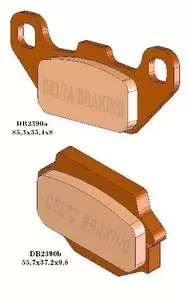 Zavorne ploščice Delta DB2390QD-D KH128 KEF 300 Lakota`94-04, KSF 250`94-04 - DB2390QD-D