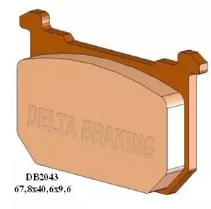 Brzdové doštičky Delta Braking DB2043RD-N3 KH66, KH68 - DB2043RD-N3