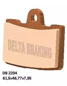 Brzdové doštičky Delta Braking DB2204RD-N3 KH454 - DB2204RD-N3