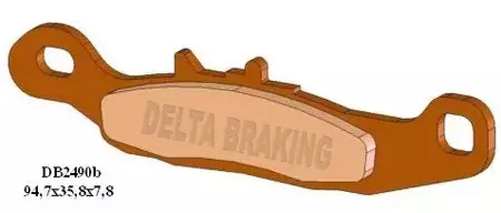 Delta Braking DB2490QD-D KH342 KVF Αριστερά Μπροστινά τακάκια φρένων-2