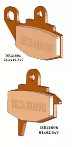 Delta Braking DB2160MX-D KH130 plaquettes de frein - DB2160MX-D