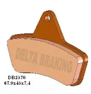 Delta Braking DB2570QD-D KH271 Arctic Cat`96-04 (F+R) stabdžių kaladėlės - DB2570QD-D
