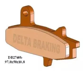 Zavorne ploščice Delta Braking DB2740MX-D KH147-2