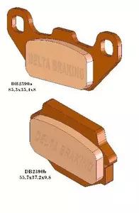 Klocki hamulcowe Delta Braking DB2390MX-D KH128 KEF 300 LAKOTA`94-04, KSF 250`94-04 - DB2390MX-D